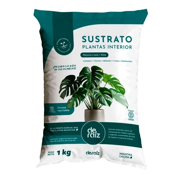 Sustrato Plantas de Interior 1 kg