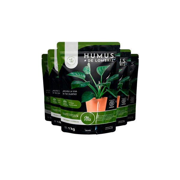 PACK HUMUS DE LOMBRIZ | 5 Sacos
