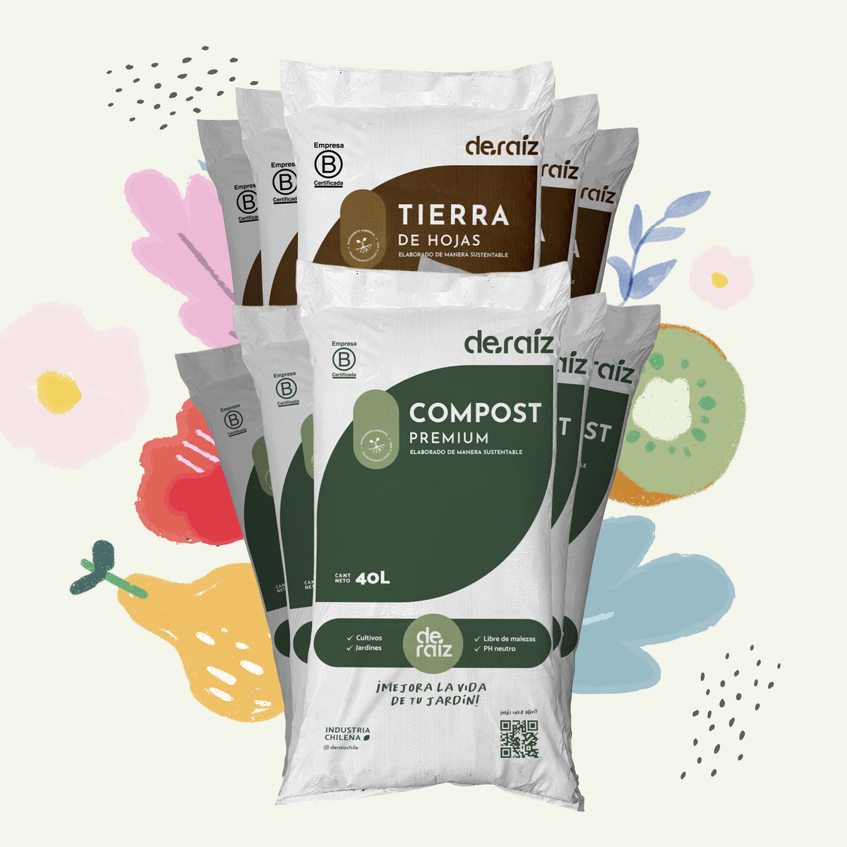 PACK JARDÍN | 10 unidades | 400 Litros