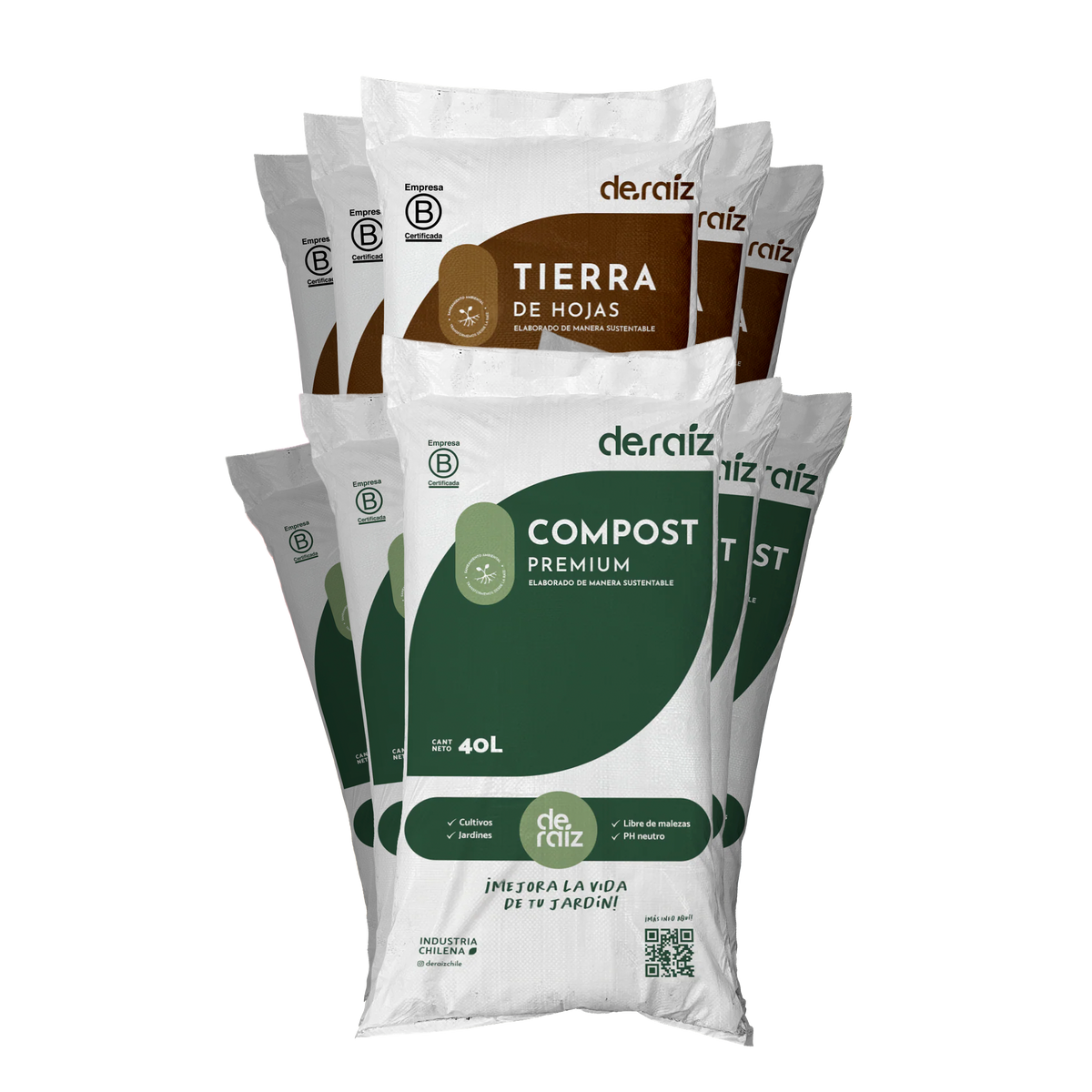 PACK JARDÍN | 10 unidades | 400 Litros