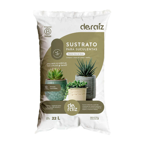 Sustrato Suculentas | 22 Litros o 10 Litros