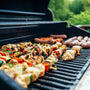 Parrilla con anticuchos y longanizas - Imagen nota de  blog Celebrando un 18 sustentable