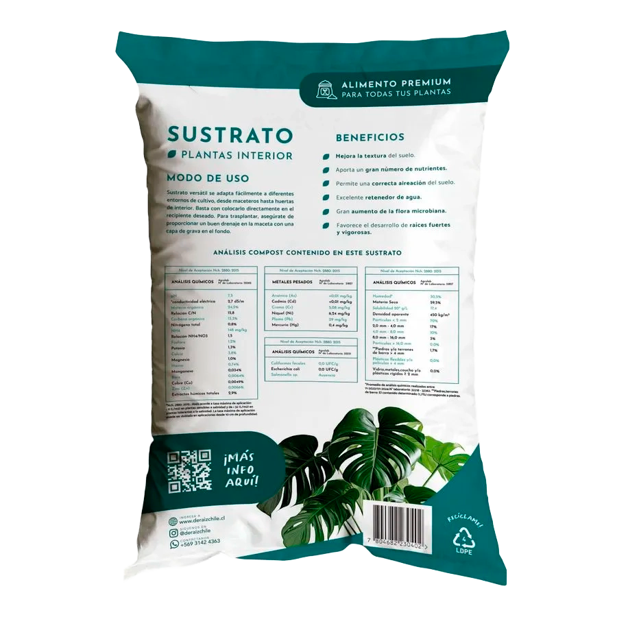 Sustrato Plantas de Interior 1 kg