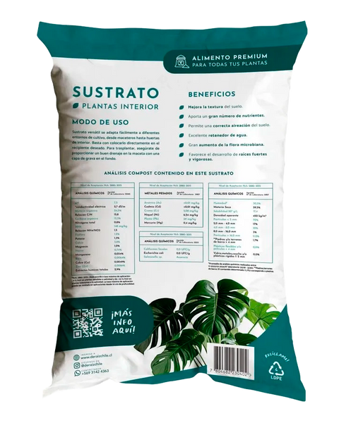 Sustrato Plantas de Interior 1 kg