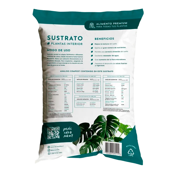Sustrato Plantas de Interior 1 kg