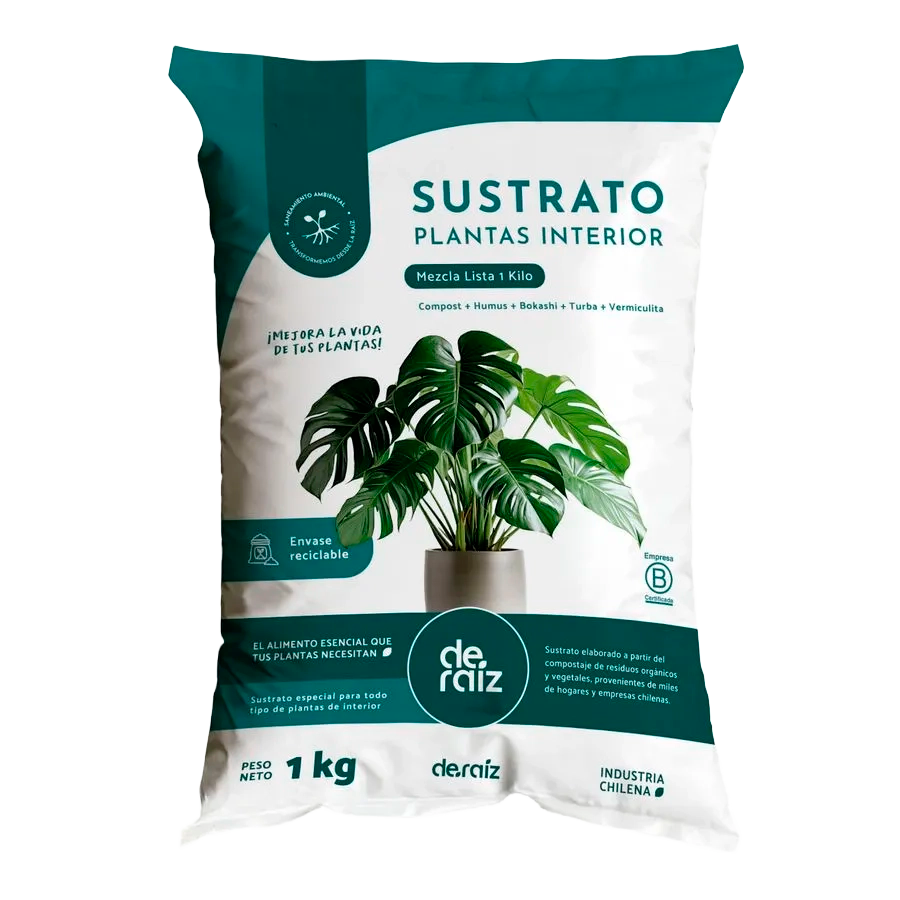 Sustrato Plantas de Interior 1 kg