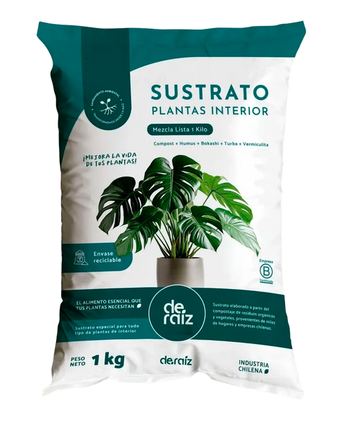 Sustrato Plantas de Interior 1 kg