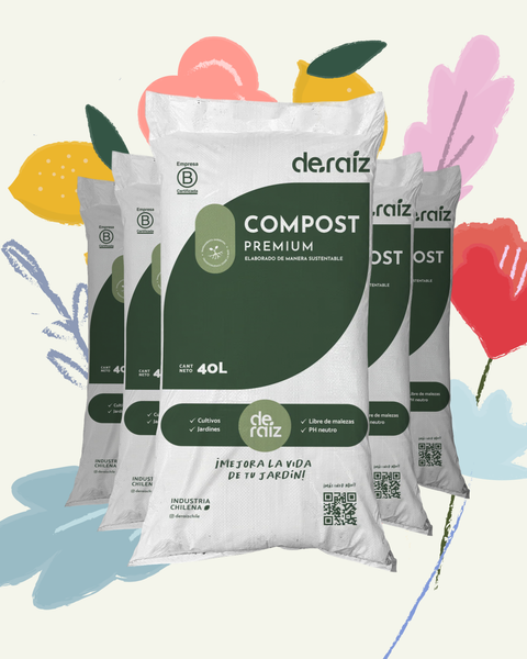 PACK COMPOST PREMIUM | 5 Unidades | 200 Litros