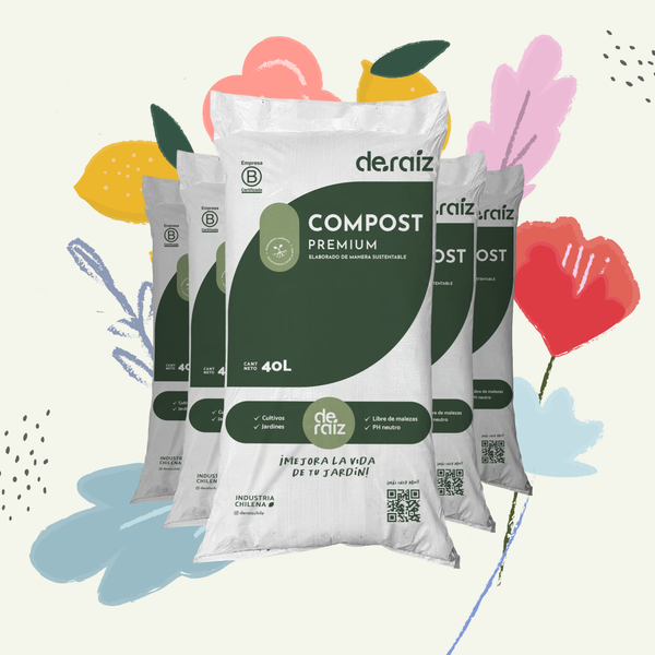 PACK COMPOST PREMIUM | 5 Unidades | 200 Litros