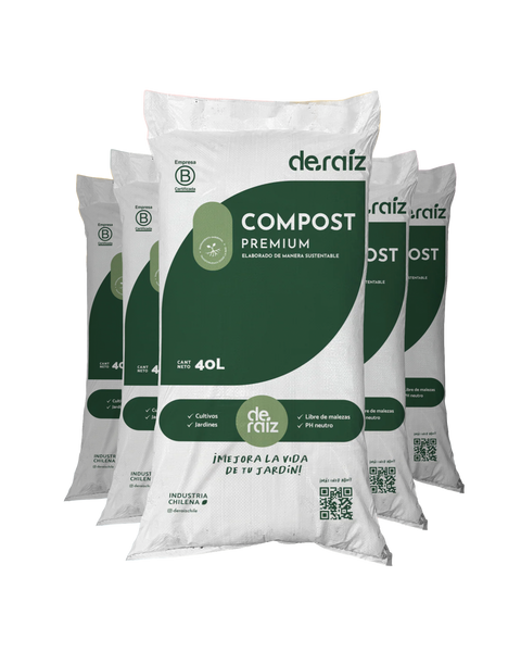 PACK COMPOST PREMIUM | 5 Unidades | 200 Litros