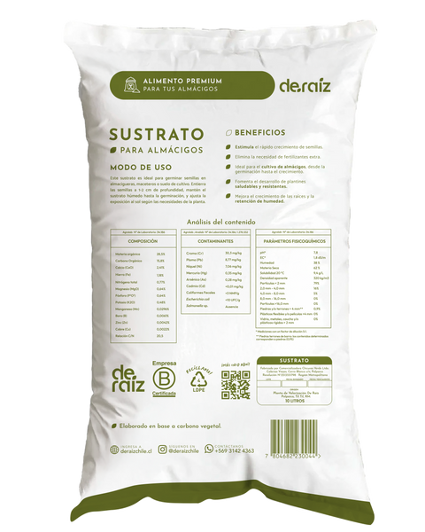 Sustrato Almácigos | 10 Litros