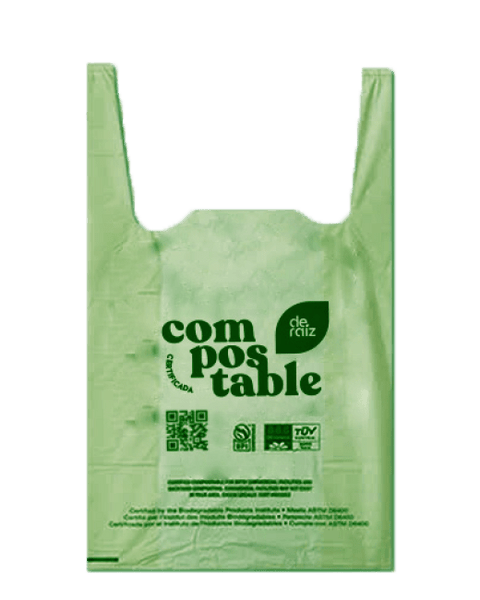 Bolsa Camiseta Compostable Pre-diseñada