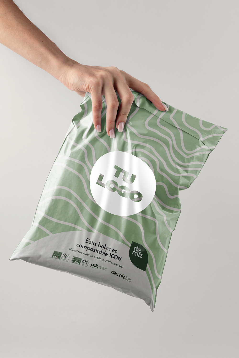 Bolsa Courier personalizada – De Raíz Chile Expertos en Compost