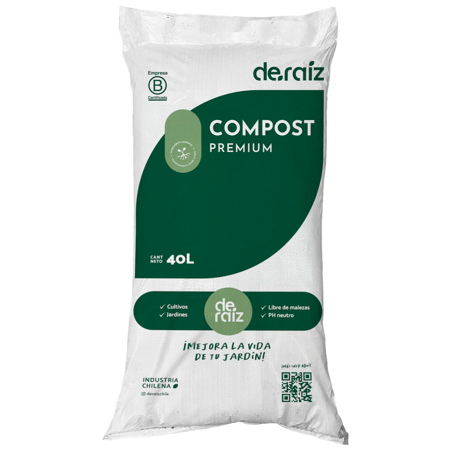 Compost Premium | 40 Litros - De Raiz Chile