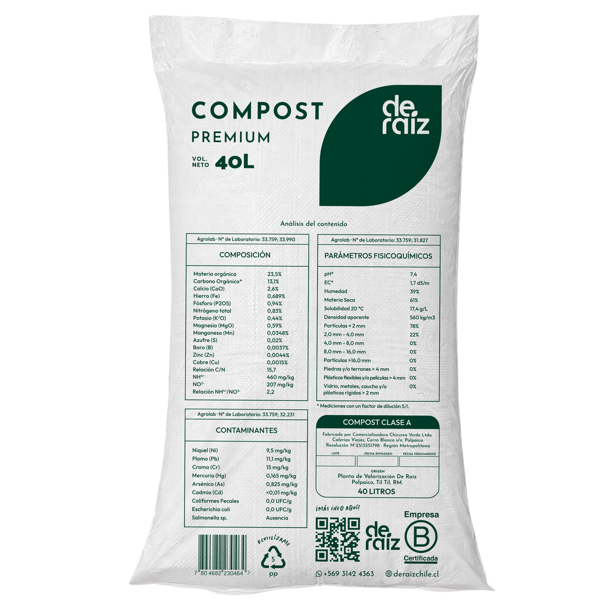Compost Premium | 40 Litros