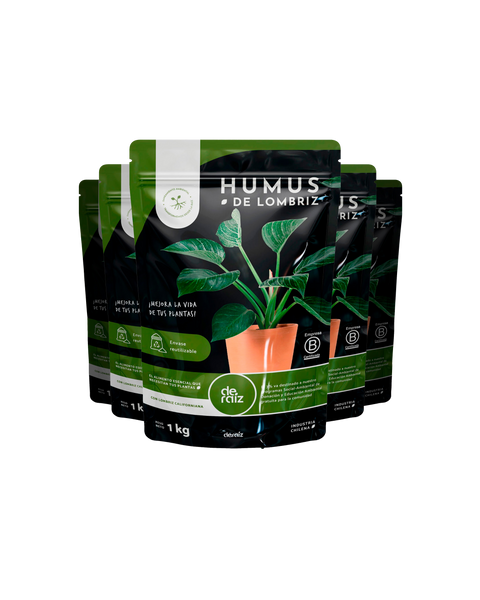 PACK HUMUS DE LOMBRIZ | 5 Sacos