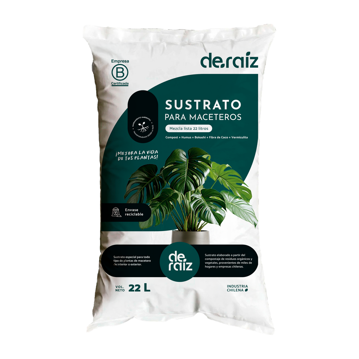 Sustrato Maceteros  | 22 Litros o 10 Litros