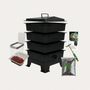 Kit Vermicompostera 60 Litros