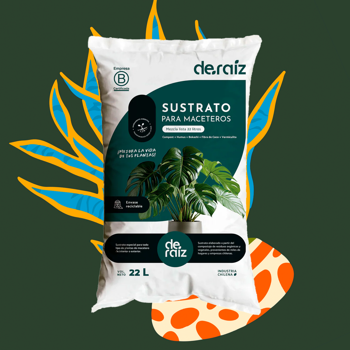 Sustrato Maceteros  | 22 Litros o 10 Litros