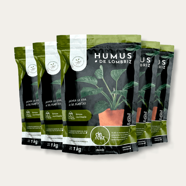 Producto PACK HUMUS DE LOMBRIZ | 5 Sacos