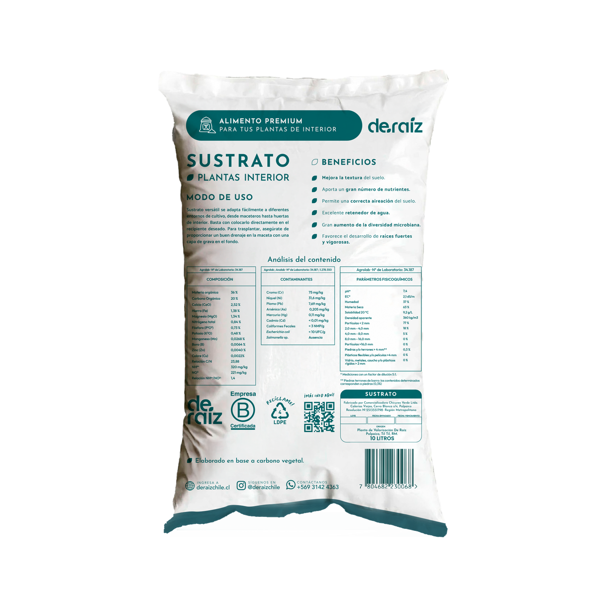 Sustrato Interior · Maceteros   | 22 Litros o 10 Litros