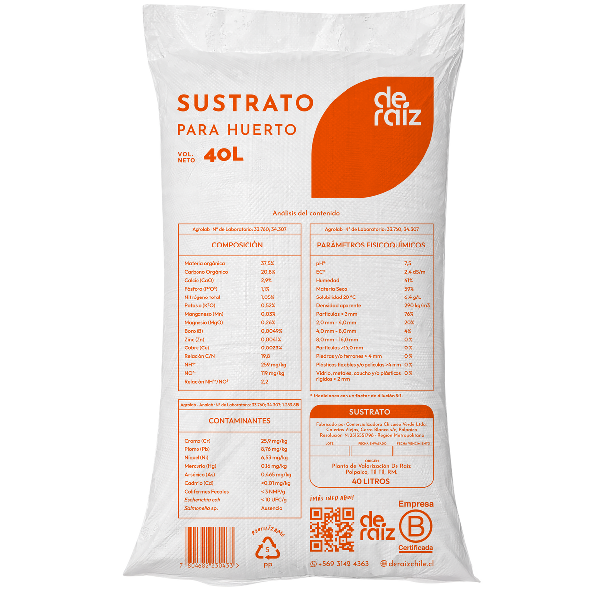 Sustrato para Huerto | 40L