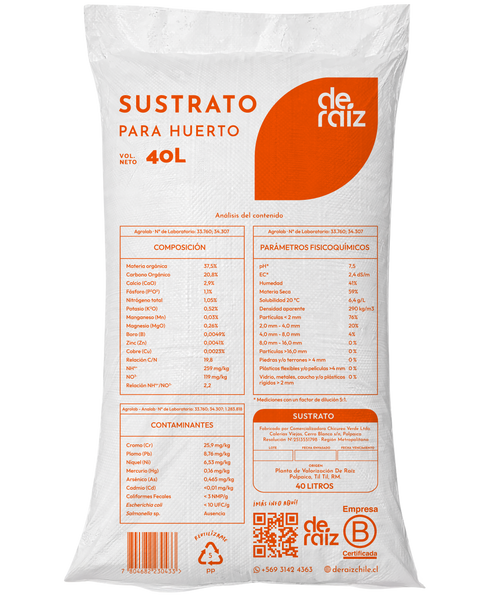 Sustrato para Huerto | 40L