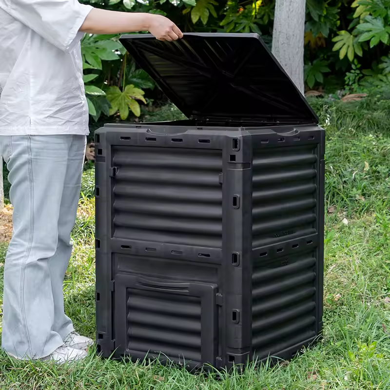 Compostera Rueda Kit Compostera 300 Litros – De Raíz Chile | Expertos en Compost, Tierra ...