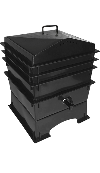 Kit Vermicompostera 60 Litros
